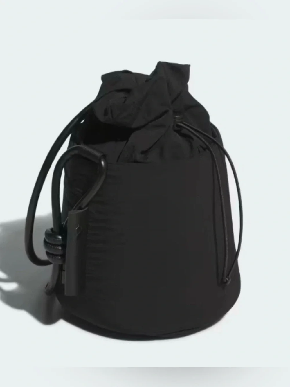 Adidas Black Puffer Bucket Bag with Drawstring Bag